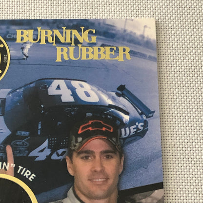 2010 Press Pass Eclipse Burning Rubber Tire Relic Card Jimmie Johnson #/50