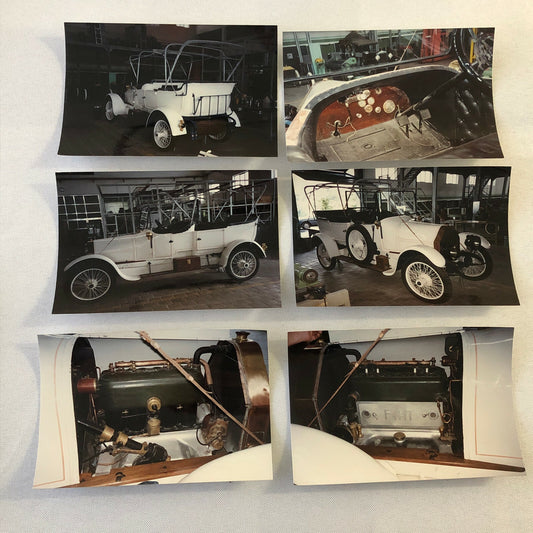 Antique Fiat Car Photo Photograph Print Lot of 6