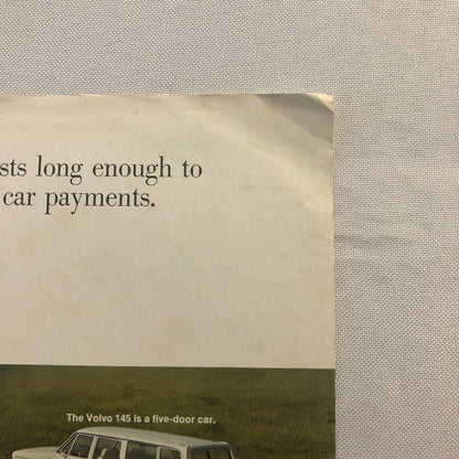 Vintage Volvo Sales Sheet Brochure Catalog 1800S 1800 S 145 Station Wagon 142 +