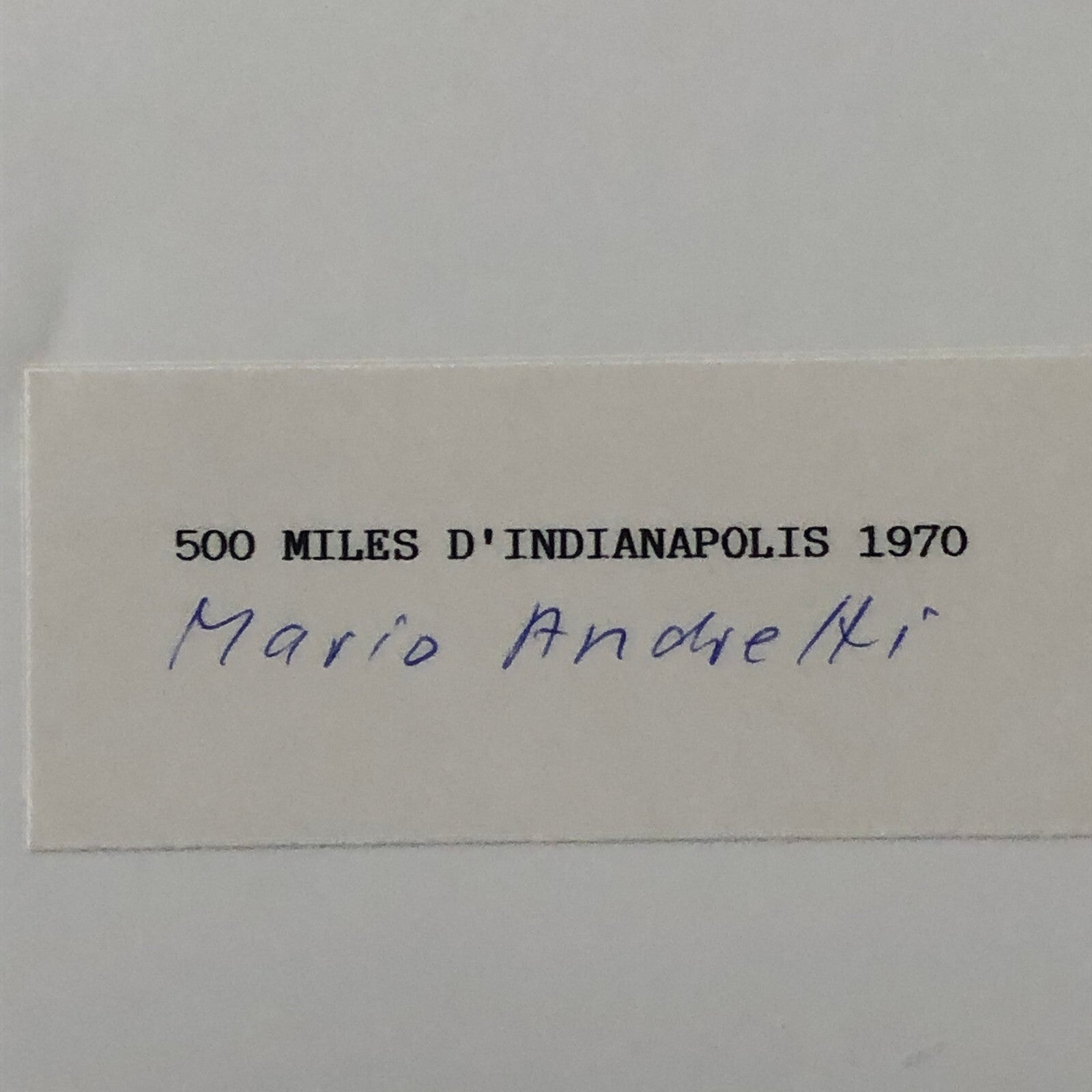 Vintage Indy Indianapolis 500 Racing Press Photo Mario Andretti 1970 DPPI
