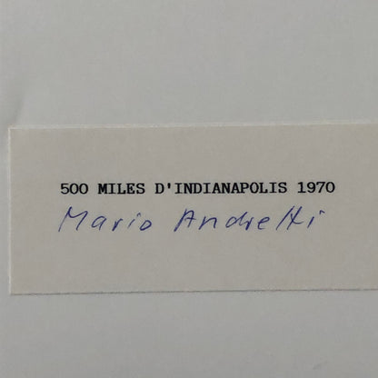 Vintage Indy Indianapolis 500 Racing Press Photo Mario Andretti 1970 DPPI