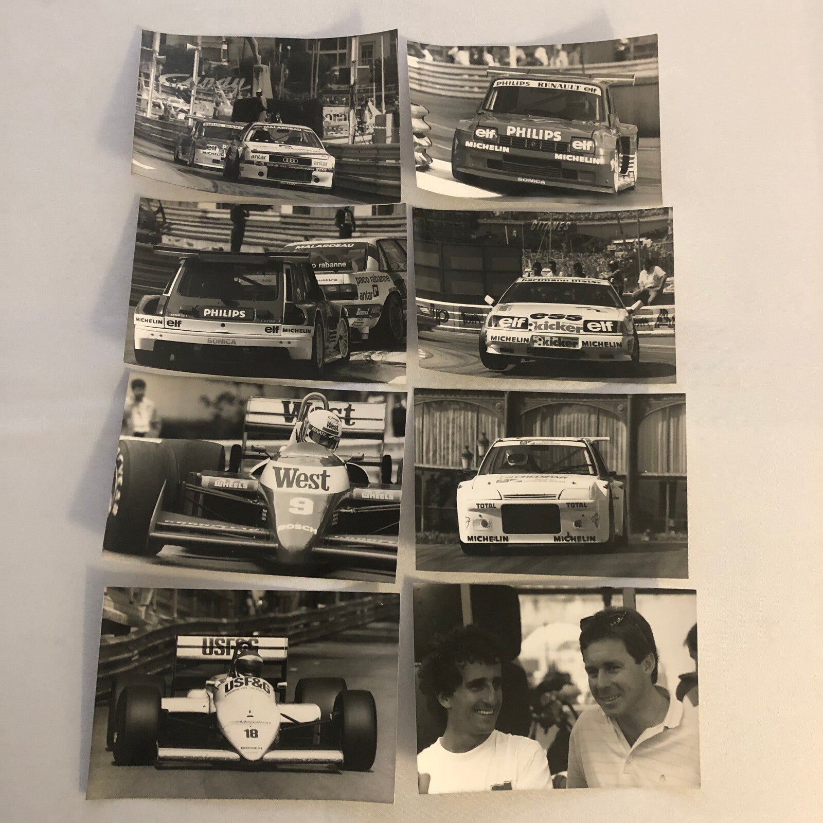 1987 Monaco Grand Prix Formula One Racing Photo Lot of 20 F1 Car Driver