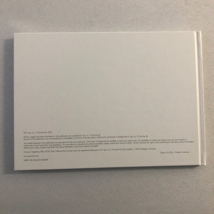 2010 Porsche Panamera and Panamera 4 Hardbound Sales Brochure Catalog Book