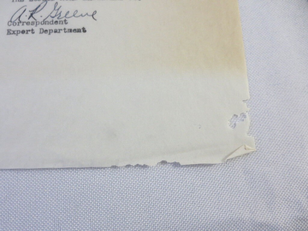 1948 Euclid Road Machinery Company Letter Letterhead Truck + 