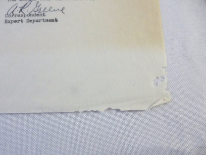 1948 Euclid Road Machinery Company Letter Letterhead Truck + 