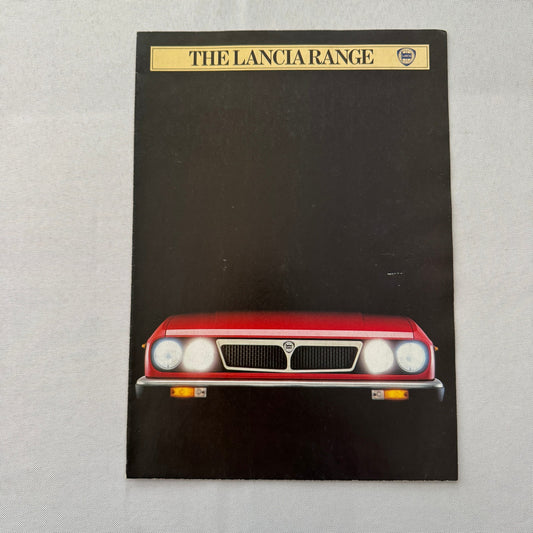 Vintage LANCIA Car Sales Brochure Delta Trevi HPE Gamma Monte Carlo UK Market