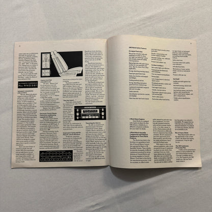 1982 Buick Car Sales Brochure Catalog Riviera Electra LeSabre Regal Skylark