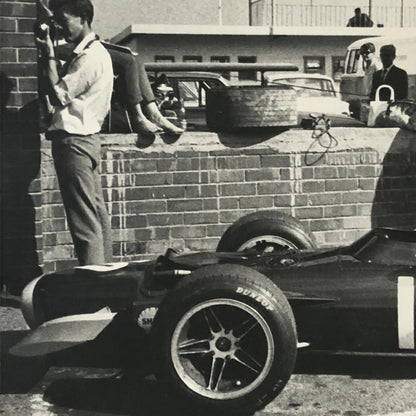 Vintage Racing Photo Photograph BRM 1969 South African Grand Prix Louis Stanley
