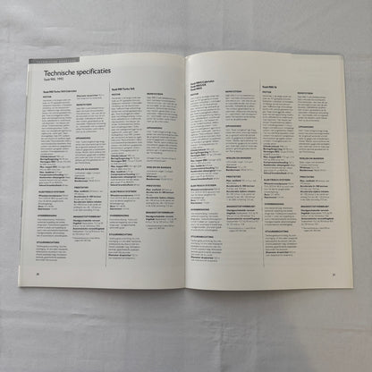 1992 Saab 900 Car Sales Brochure Catalog 900i 900 Cabriolet 900 Turbo DUTCH
