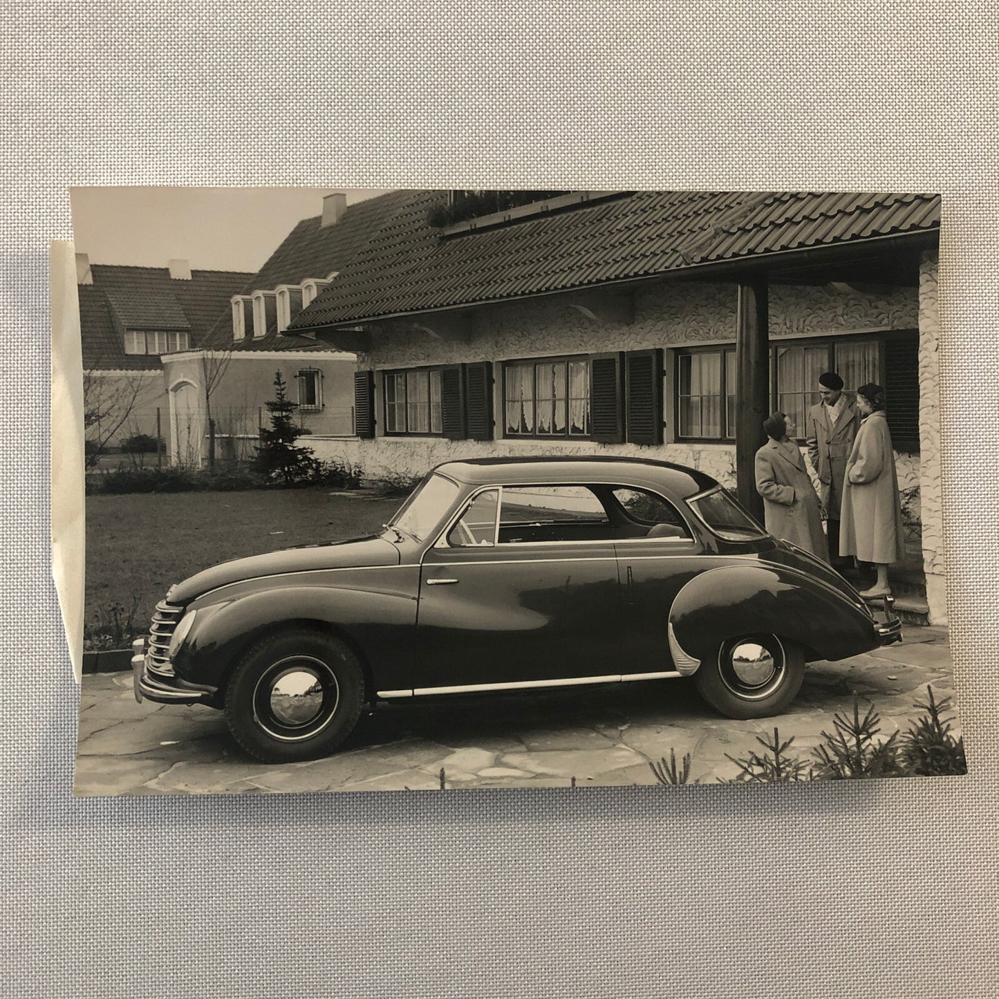 Auto Union DKW Coupe Car Factory Press Photo Photograph Vintage