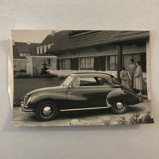Auto Union DKW Coupe Car Factory Press Photo Photograph Vintage