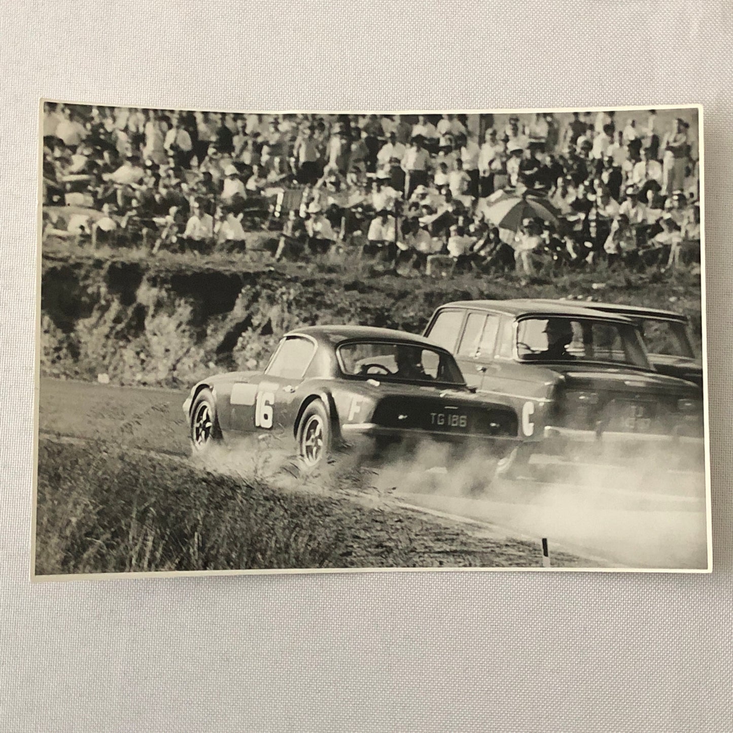Vintage Lotus Elan Racing Photo Photograph Print J Holme and B Wheble