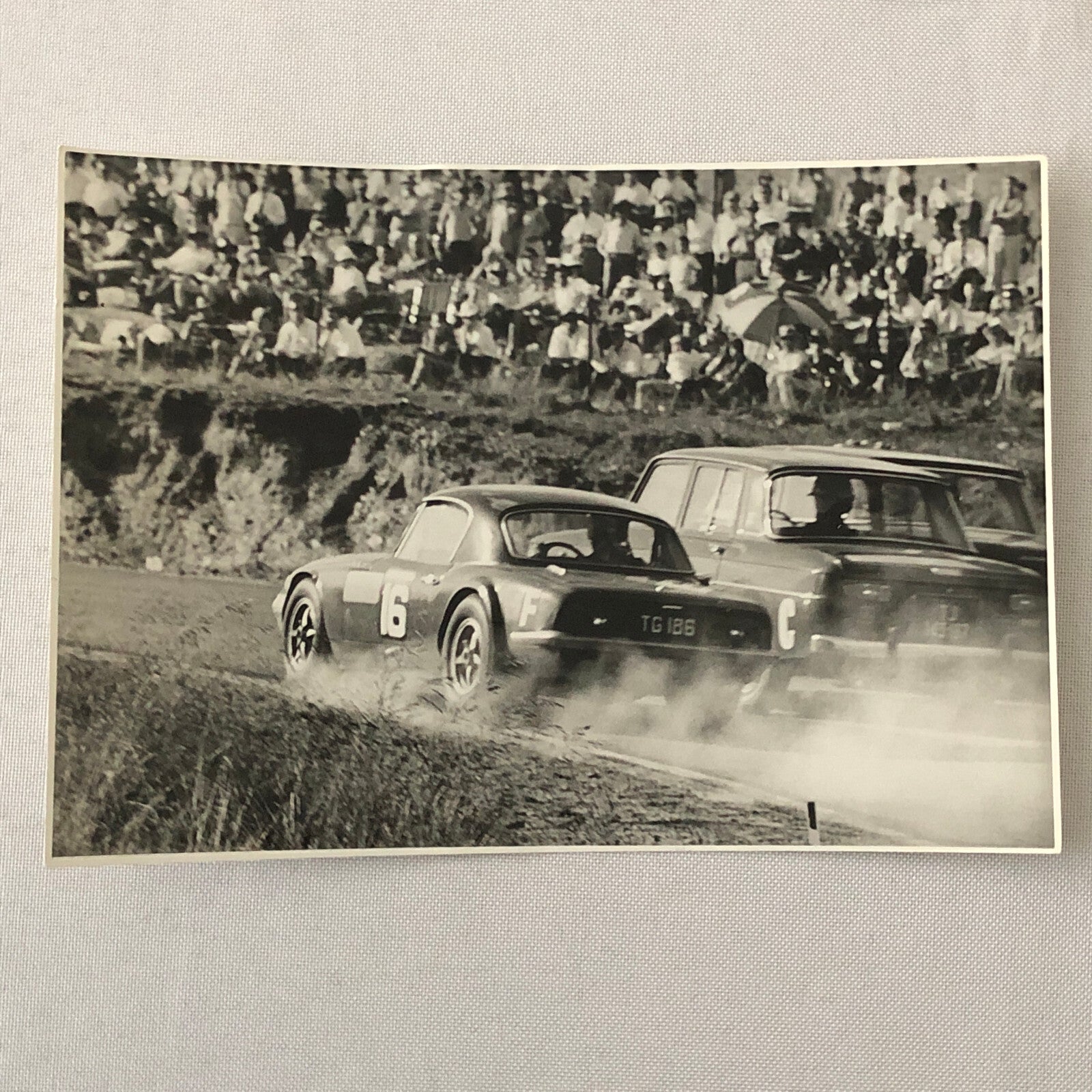 Vintage Lotus Elan Racing Photo Photograph Print J Holme and B Wheble