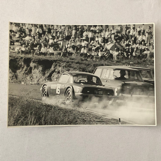 Vintage Lotus Elan Racing Photo Photograph Print J Holme and B Wheble