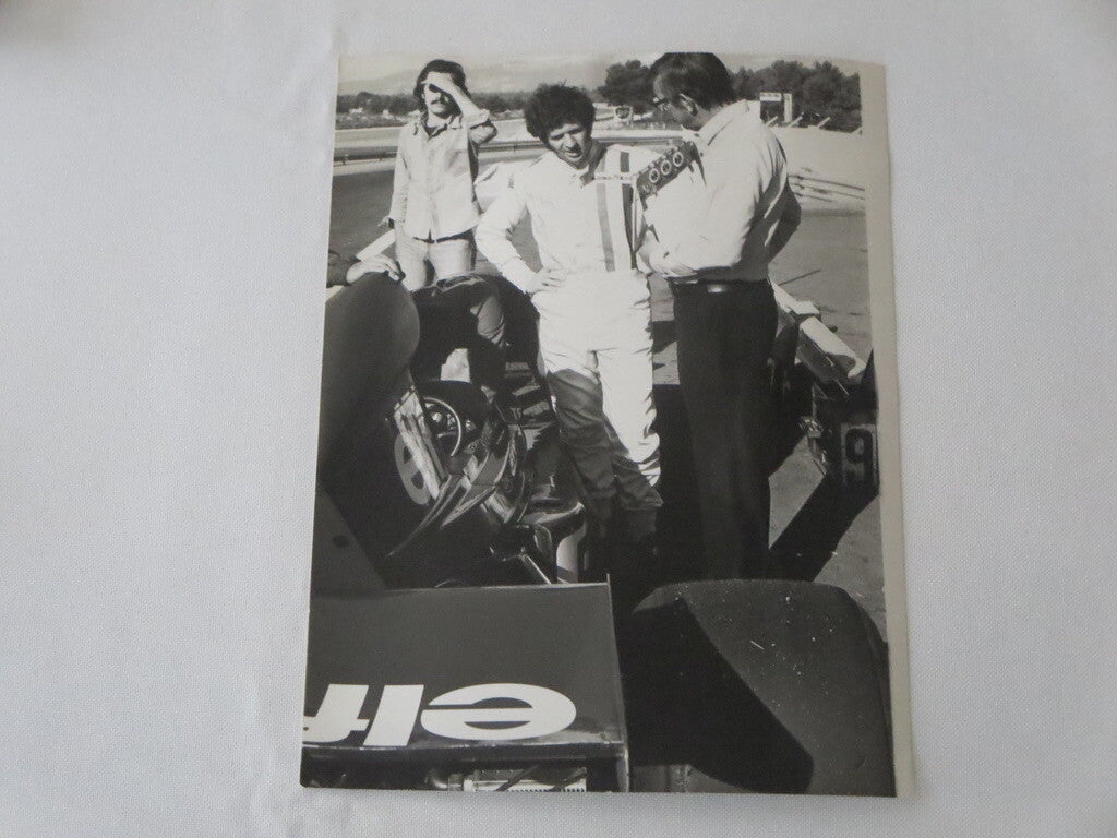 Vintage Grand Prix Racing Photograph Photo - Jody Scheckter French Grand Prix 