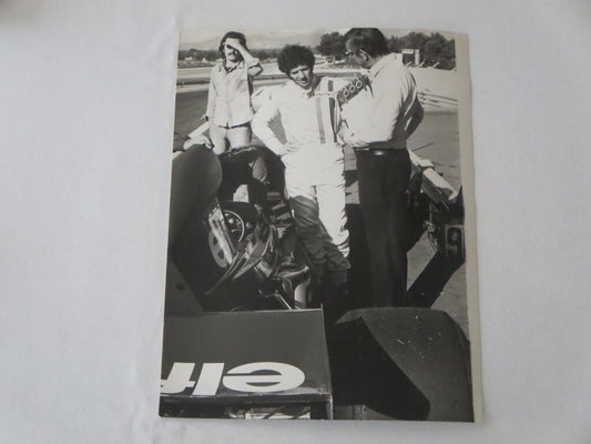 Vintage Grand Prix Racing Photograph Photo - Jody Scheckter French Grand Prix 