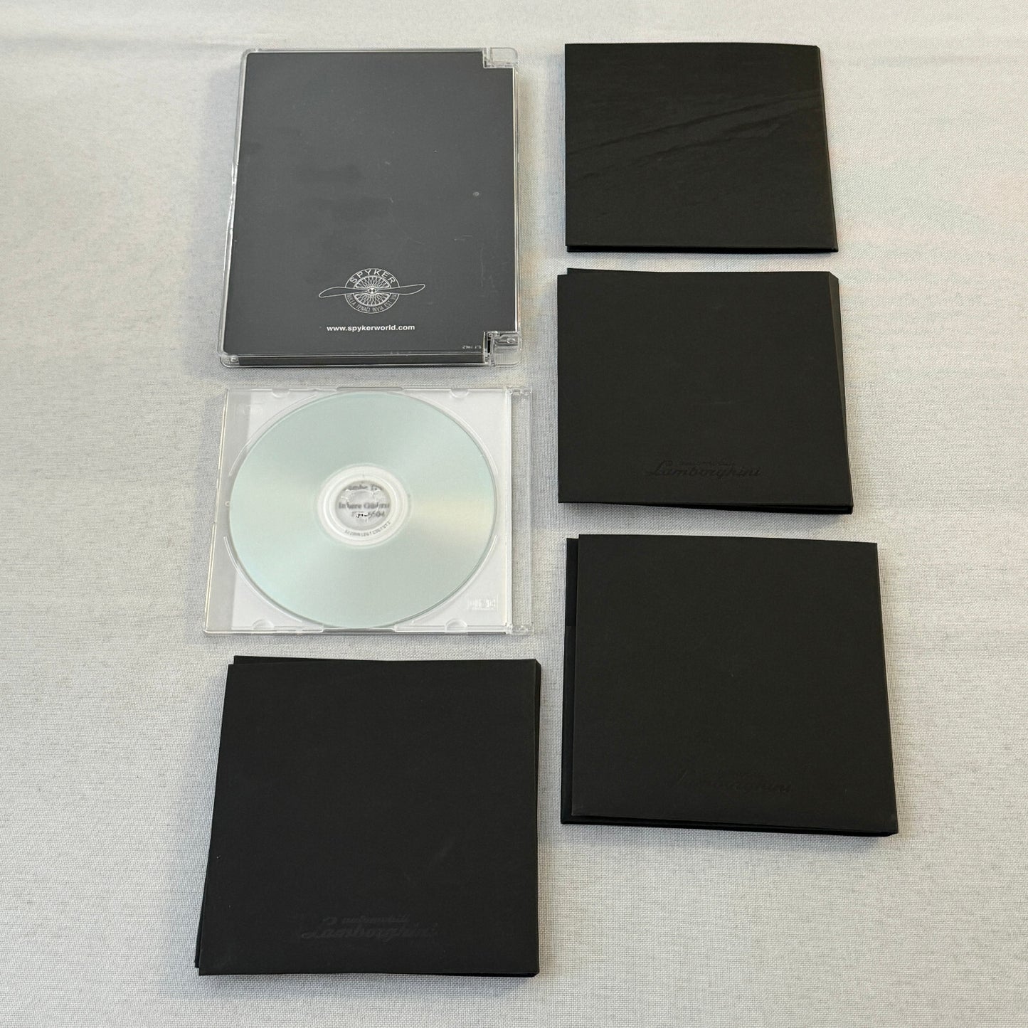 Lamborghini and Spyker Supercar Photo Press Kit CD Lot 6x Gallardo Murcielago +