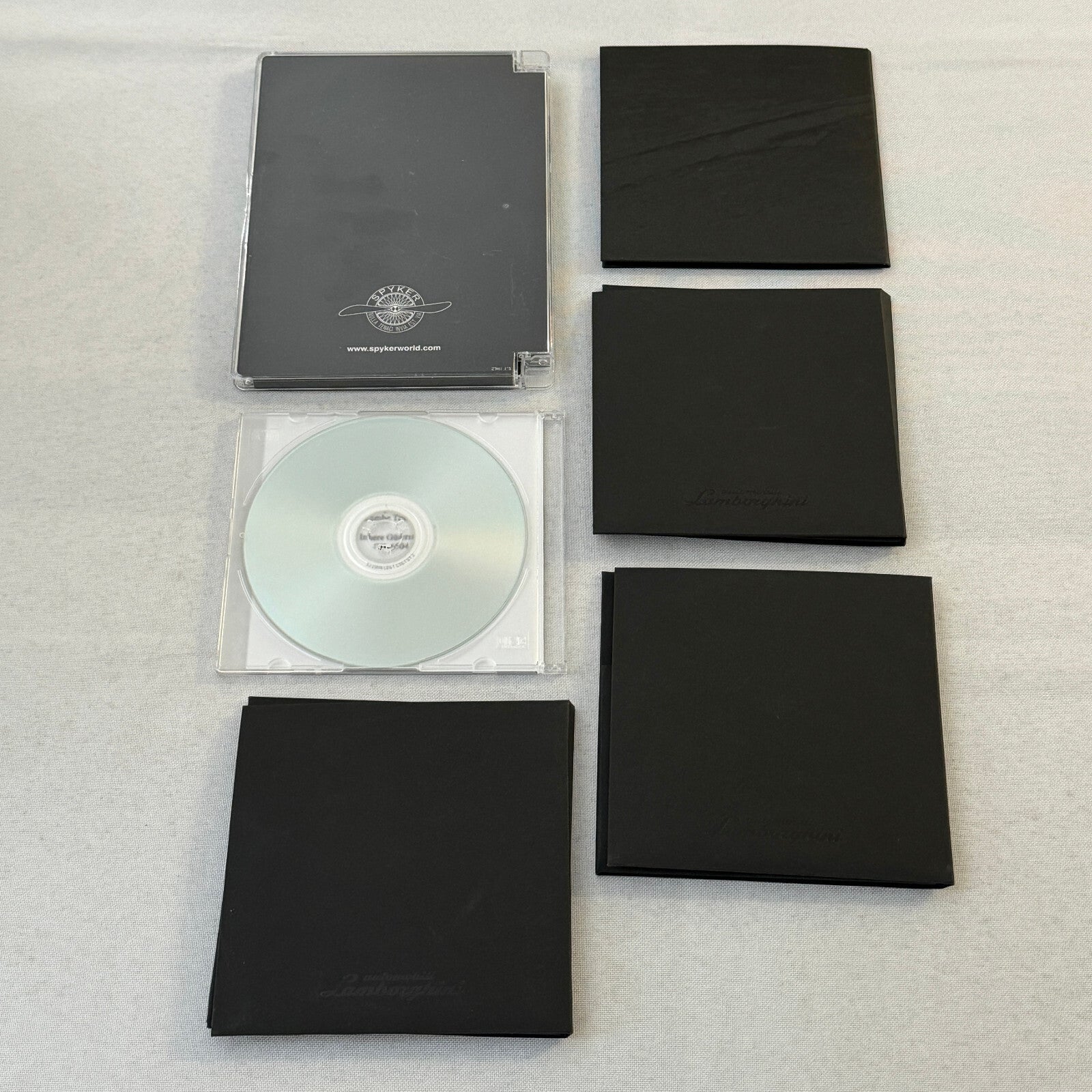 Lamborghini and Spyker Supercar Photo Press Kit CD Lot 6x Gallardo Murcielago +