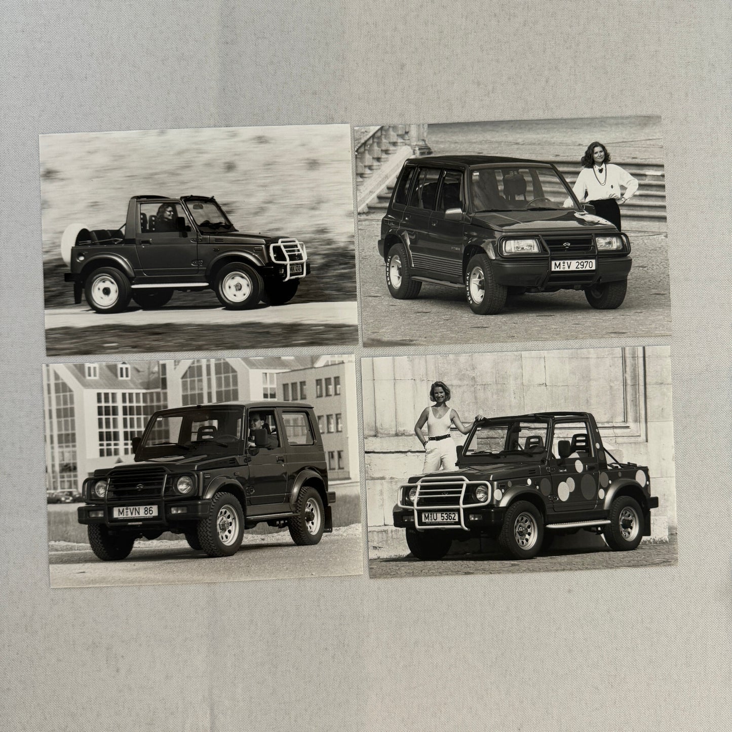 1993 Suzuki Press Kit Brochure Photos German Swift Vitara Super Carry Samurai