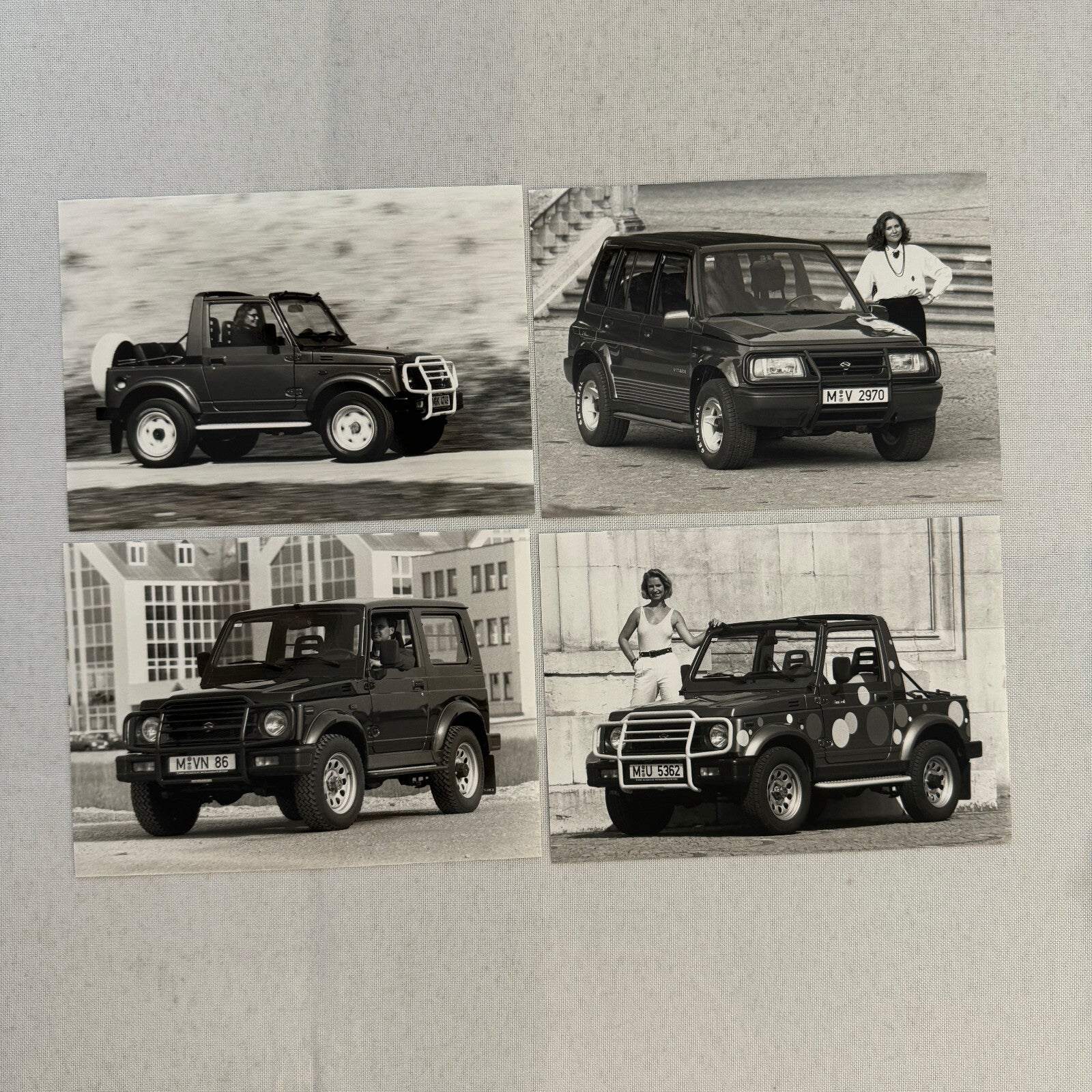1993 Suzuki Press Kit Brochure Photos German Swift Vitara Super Carry Samurai