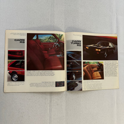 1979 Mercury Capri Car Sales Brochure Catalog Advertising Canadian