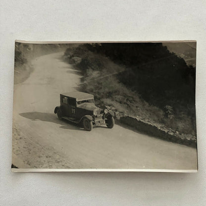 Antique Press Photo Photograph Meurisse Paris Nice Rallye Rally Racing Car