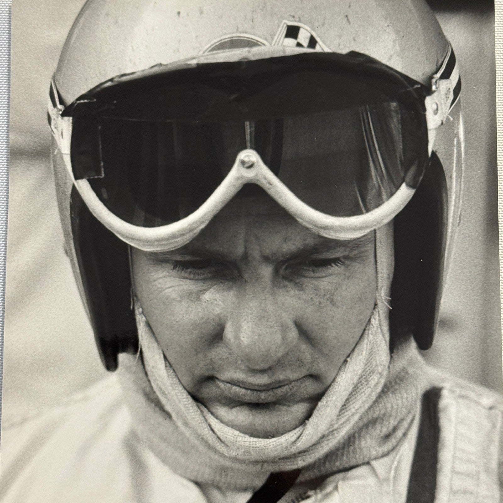 Vintage Racing Photo Bruce McLaren 1969 German Grand Prix Race Photograph
