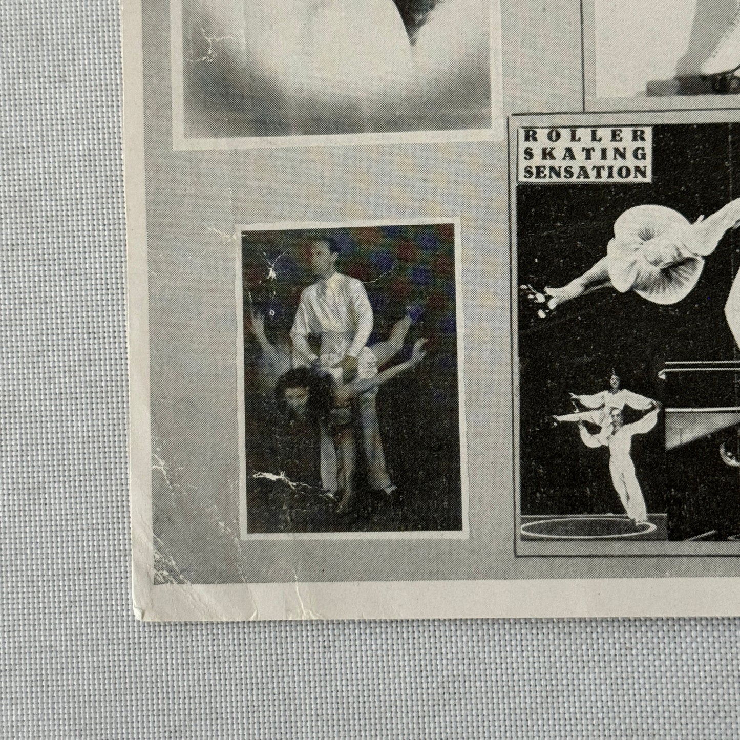 Vintage Rollerskating Roller Skate Act Donald Roller Skating Sensation Flyer