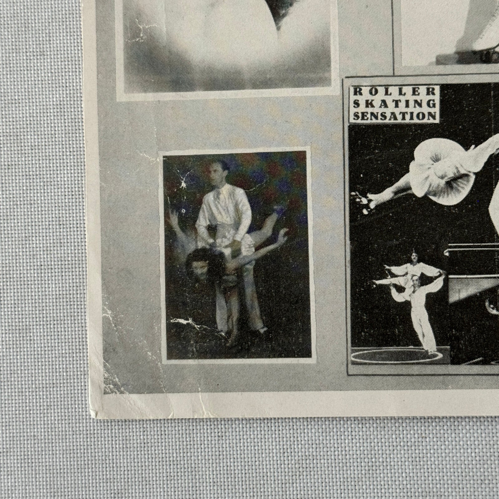 Vintage Rollerskating Roller Skate Act Donald Roller Skating Sensation Flyer