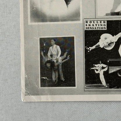 Vintage Rollerskating Roller Skate Act Donald Roller Skating Sensation Flyer