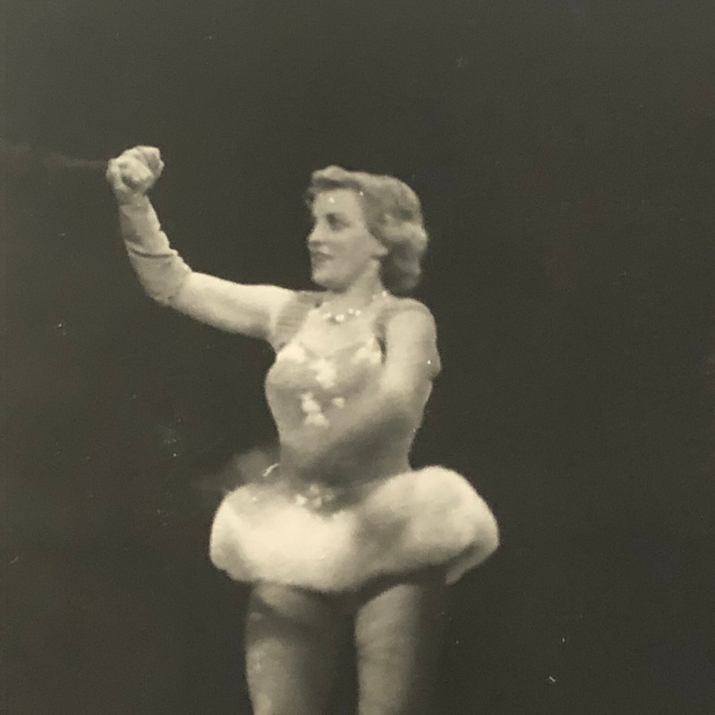 Circus Performer Clown on Bicycle Photo Photograph Vintage