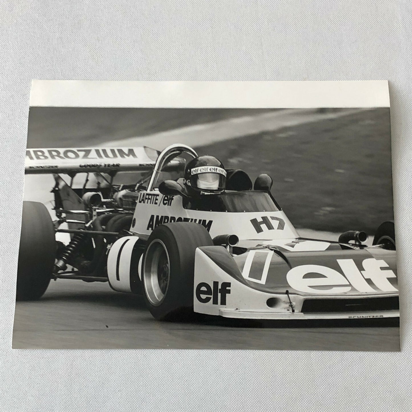 Vintage 1975 Formula 2 F2 Racing Photo Photograph Pau Grand Prix Jacques Laffite