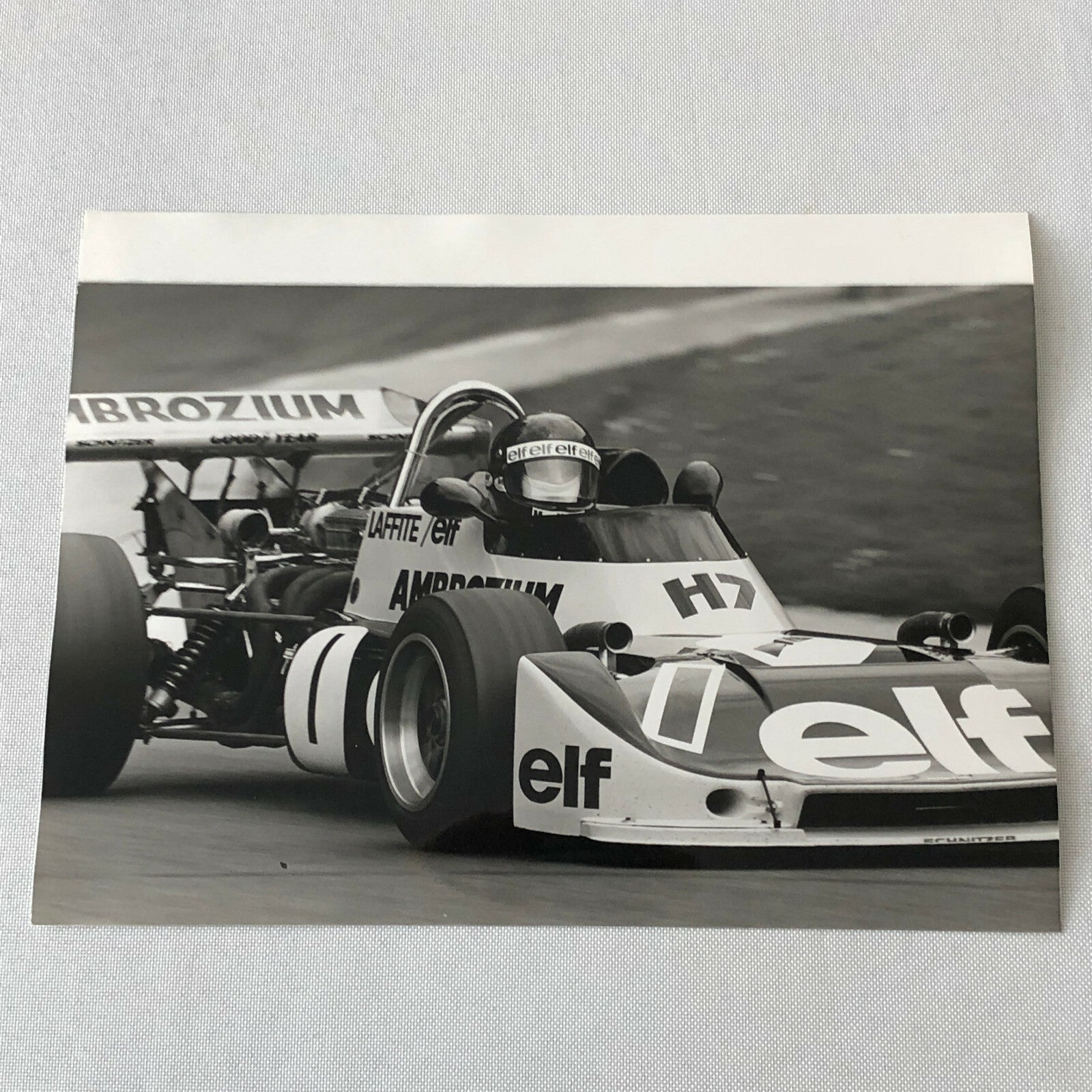 Vintage 1975 Formula 2 F2 Racing Photo Photograph Pau Grand Prix Jacques Laffite