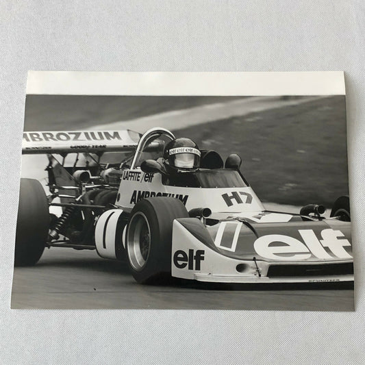 Vintage 1975 Formula 2 F2 Racing Photo Photograph Pau Grand Prix Jacques Laffite