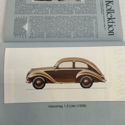1939 Hanomag Car Illustration Art Drawing Hand Drawn Vintage