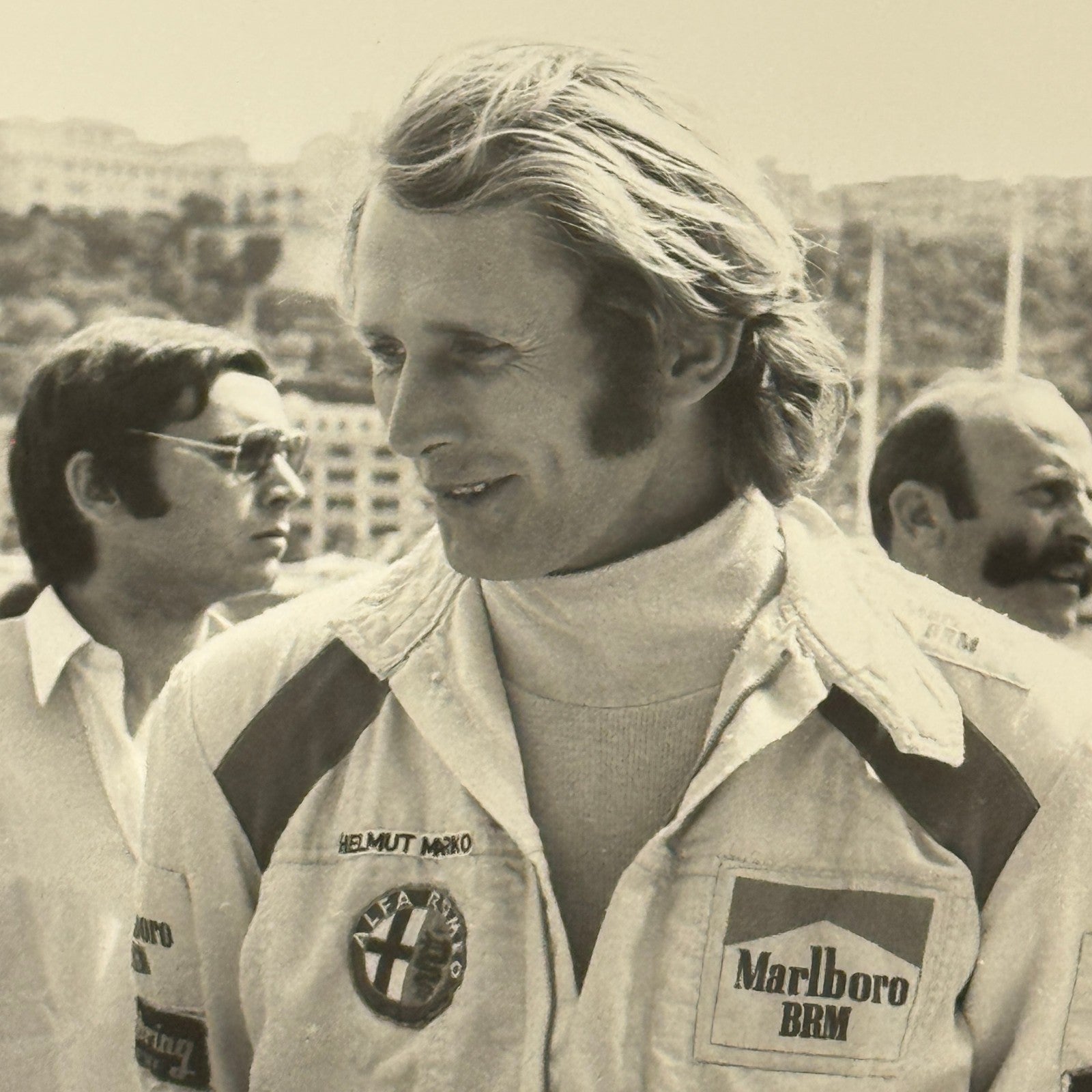Vintage Racing Photo 1972 Monaco Grand Prix Dr Helmut Marko Photograph