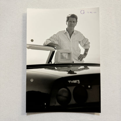 Bitter Type 3 Car Founder Designer Erich Bitter Factory Press Photo Photograph