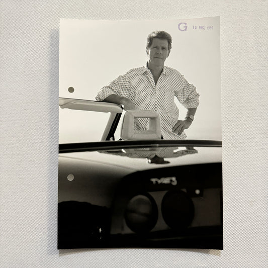 Bitter Type 3 Car Founder Designer Erich Bitter Factory Press Photo Photograph