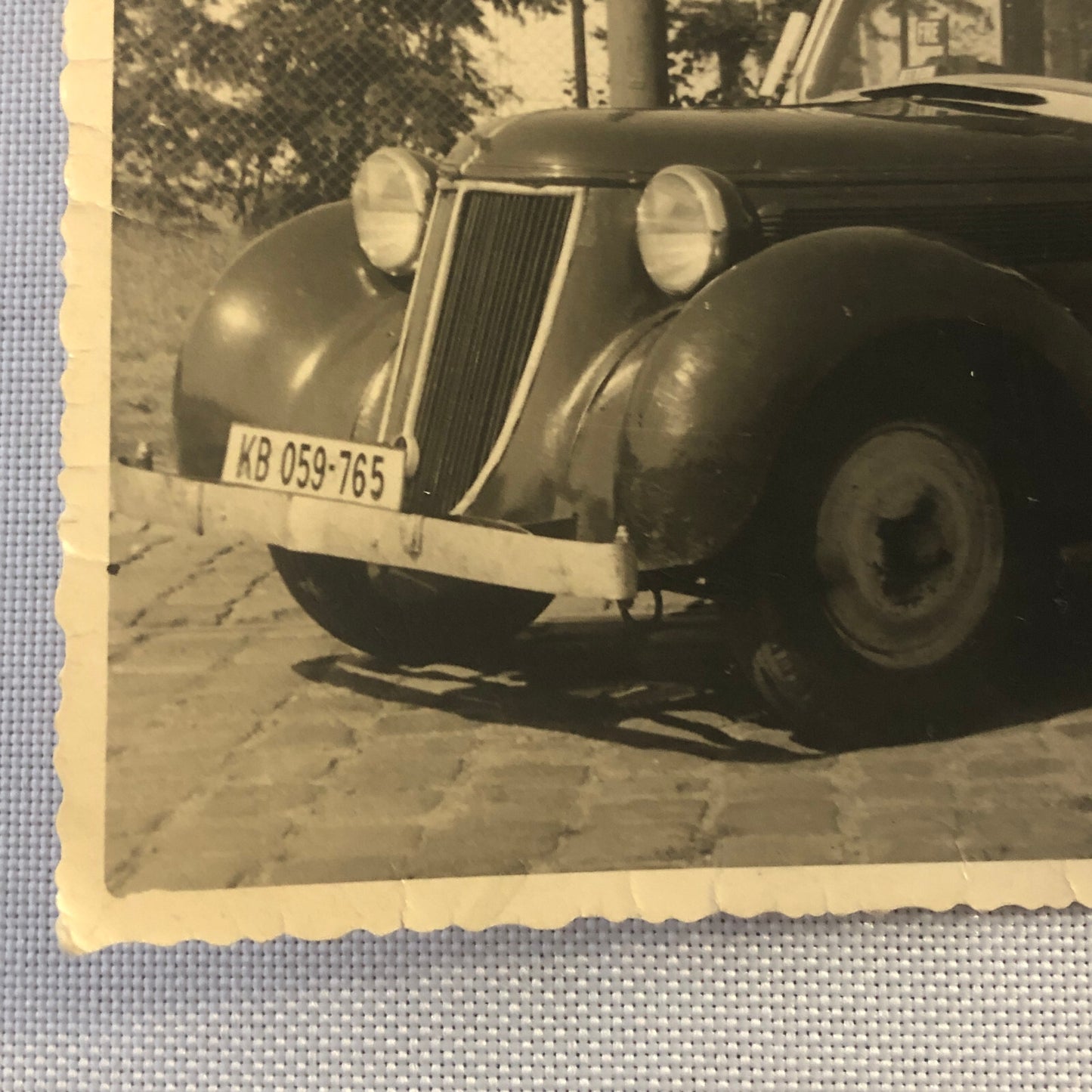 Vintage Photo Photograph Print Taxi Cab Car Automobile Germany - Tag AL22SM1