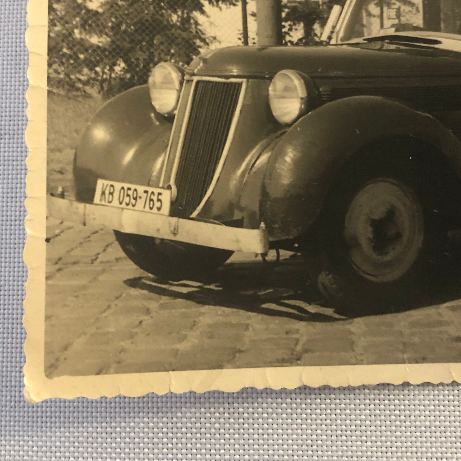Vintage Photo Photograph Print Taxi Cab Car Automobile Germany - Tag AL22SM1