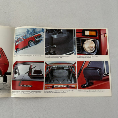 Lada Niva Car Sales Brochure Catalog Niva E Niva 5000 C 5000C GERMAN