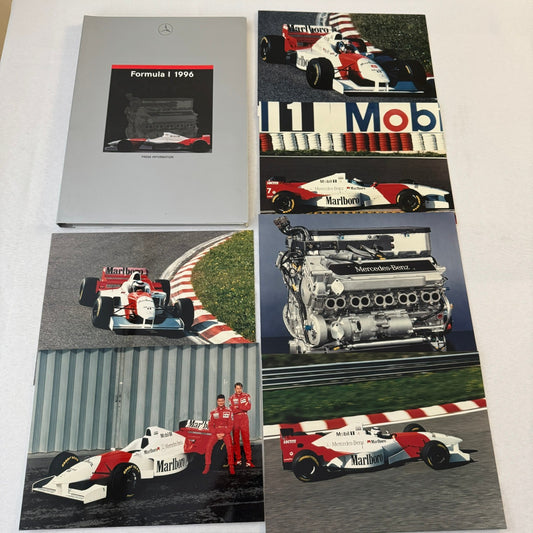 1996 Mercedes Marlboro F1 Formula One Racing Press KIt Mika Hakkinen Coulthard