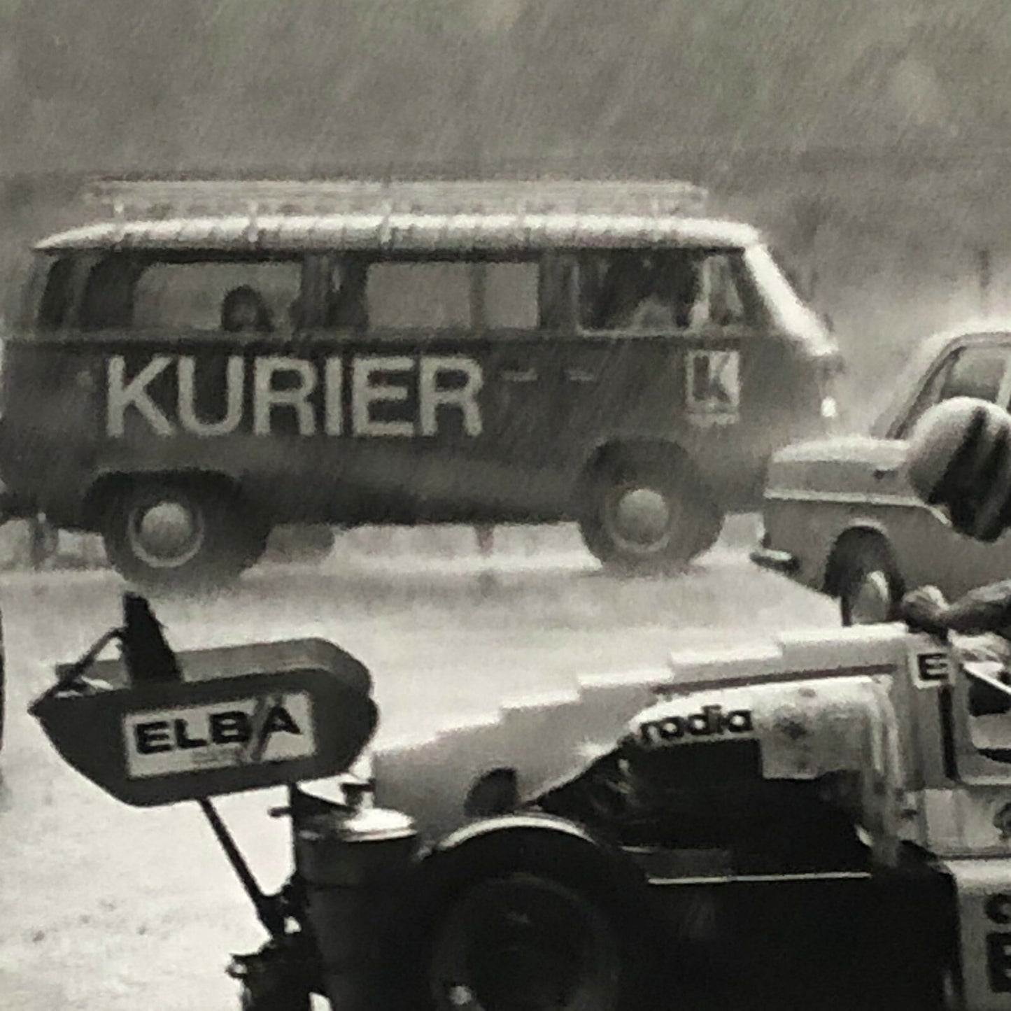 Vintage 1975 Formula 2 F2 Racing Photo Photograph Salzburgring Gabriele Serblin