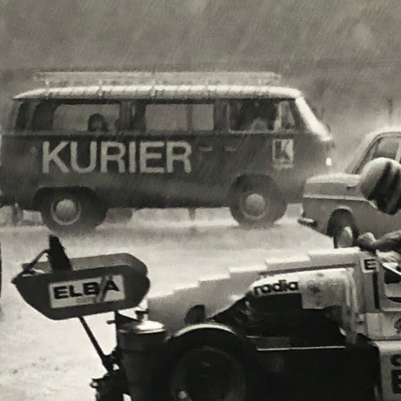 Vintage 1975 Formula 2 F2 Racing Photo Photograph Salzburgring Gabriele Serblin