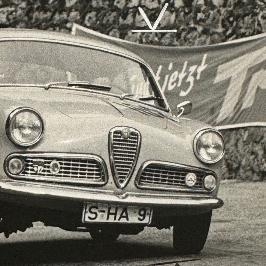 Vintage Alfa Romeo Racing Car Motorsport Photo Photograph Print