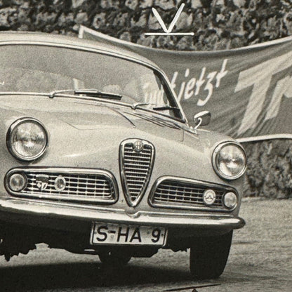 Vintage Alfa Romeo Racing Car Motorsport Photo Photograph Print