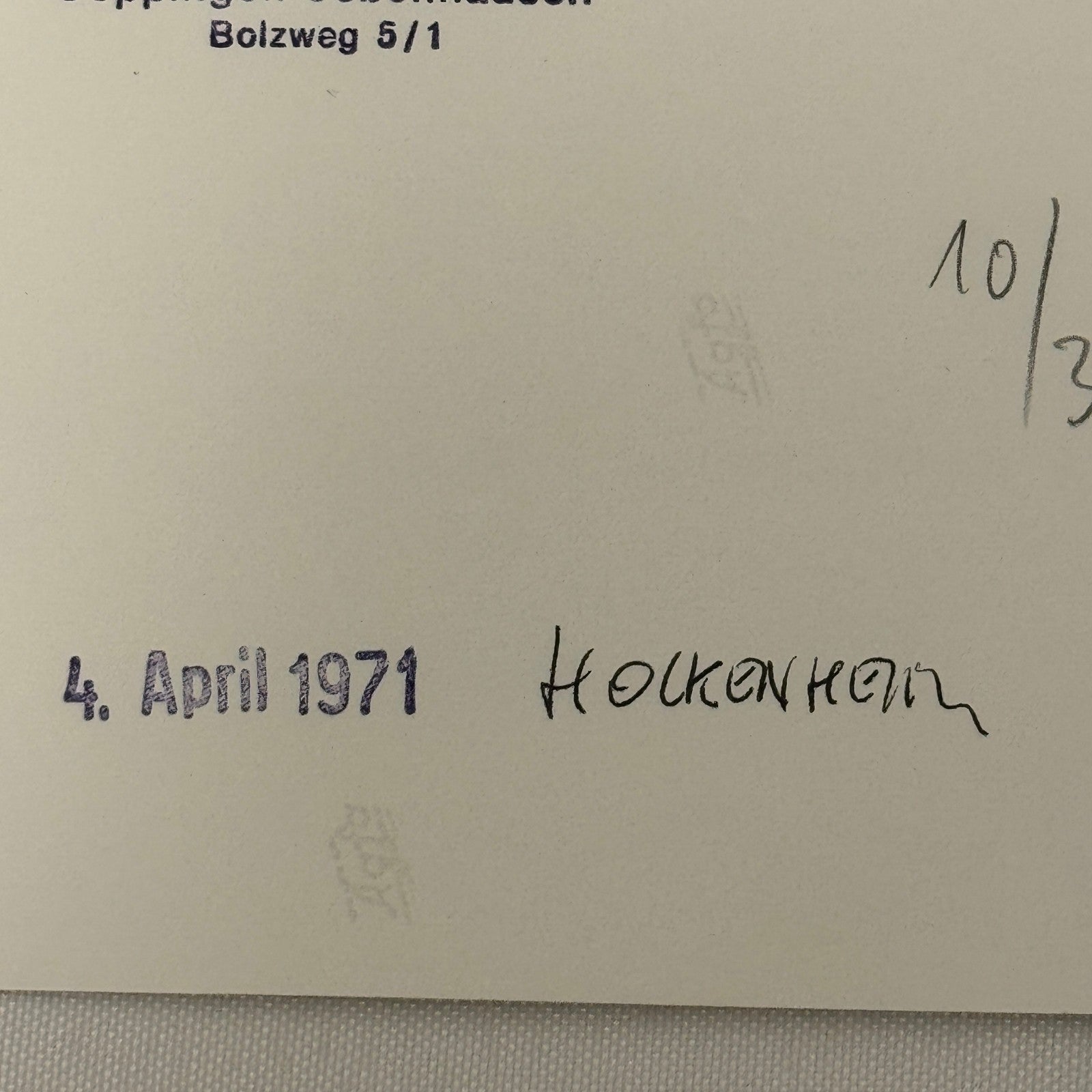 Vintage Racing Photo 1971 Hockenheim F2 Race Ronnie Peterson Driver Motorsport