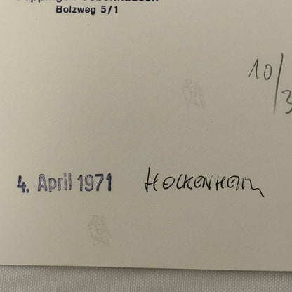 Vintage Racing Photo 1971 Hockenheim F2 Race Ronnie Peterson Driver Motorsport