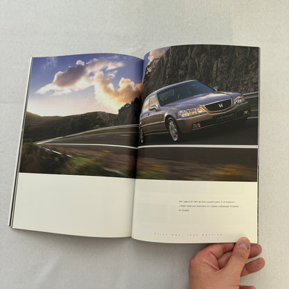 1999 Honda Legend Car Sales Brochure Catalog GERMAN Text European