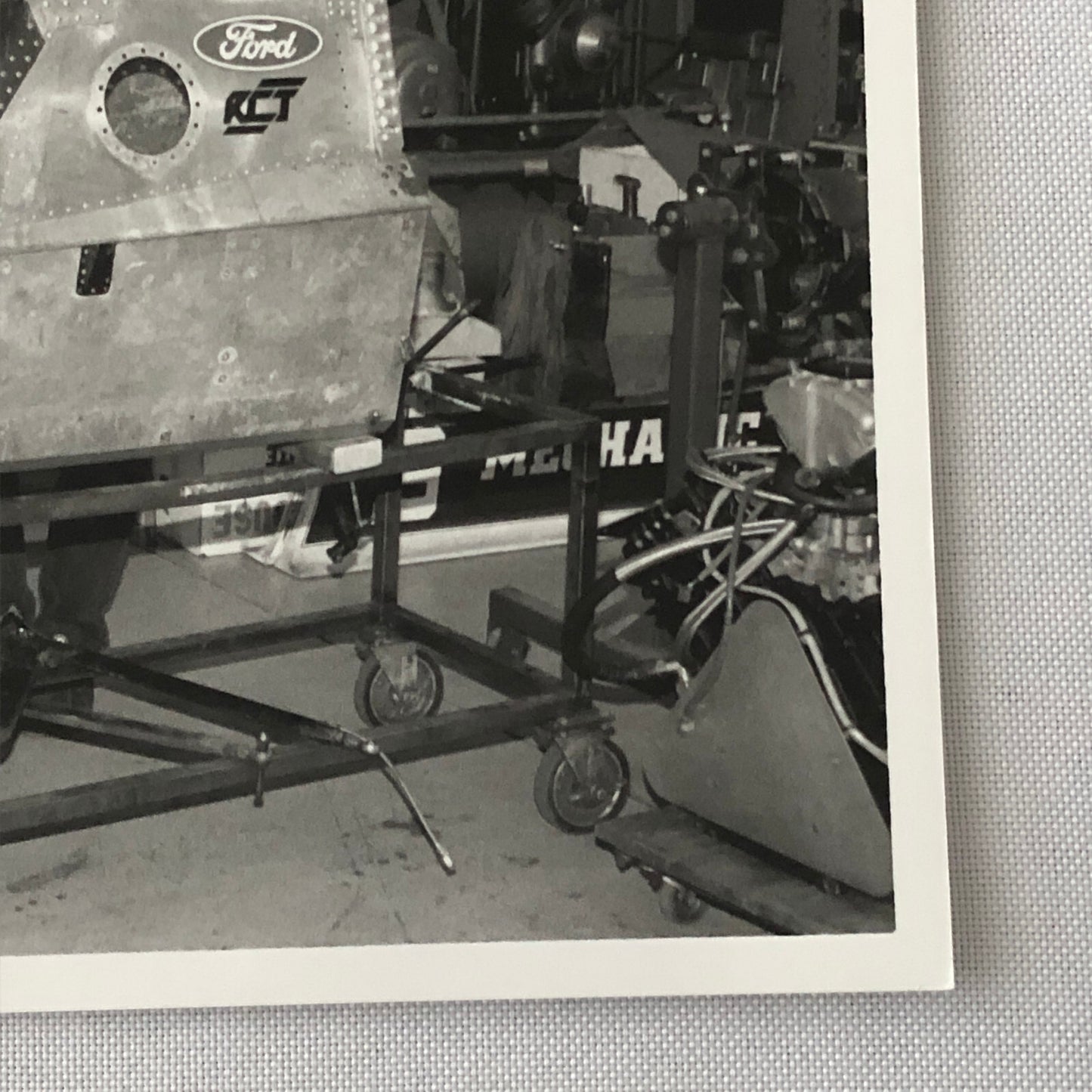 Vintage Indy Indianapolis Racing Photo Photograph Ford Chassis